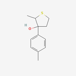 2-Methyl-3-(4-methylphenyl)thiolan-3-ol