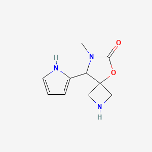 7-Methyl-8-(1H-pyrrol-2-yl)-5-oxa-2,7-diazaspiro[3.4]octan-6-one