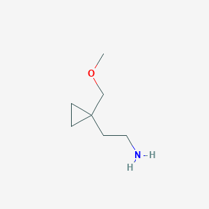 2-[1-(Methoxymethyl)cyclopropyl]ethan-1-amine