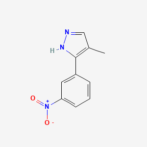 4-methyl-5-(3-nitrophenyl)-1H-pyrazole