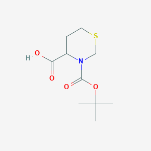 3-(tert-Butoxycarbonyl)-1,3-thiazinane-4-carboxylic acid