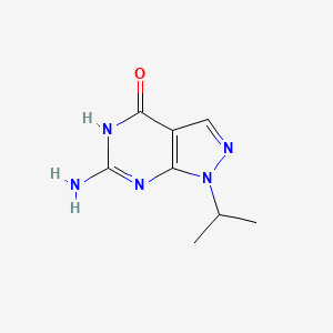 6-Amino-1-(propan-2-yl)-1H,4H,7H-pyrazolo[3,4-d]pyrimidin-4-one