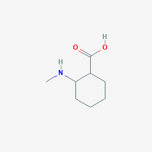 molecular formula C8H15NO2 B13231034 2-(Methylamino)cyclohexane-1-carboxylic acid 