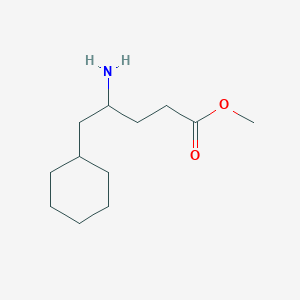 Methyl 4-amino-5-cyclohexylpentanoate