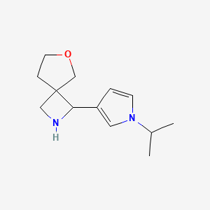 1-[1-(Propan-2-yl)-1H-pyrrol-3-yl]-6-oxa-2-azaspiro[3.4]octane