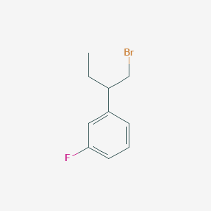 1-(1-Bromobutan-2-yl)-3-fluorobenzene