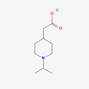 B1323112 (1-Isopropylpiperidin-4-yl)acetic acid CAS No. 754183-67-0