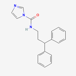 N-(3,3-diphenylpropyl)-1H-imidazole-1-carboxamide