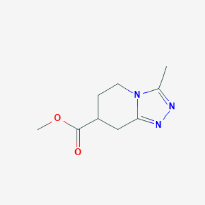 Methyl 3-methyl-5H,6H,7H,8H-[1,2,4]triazolo[4,3-a]pyridine-7-carboxylate