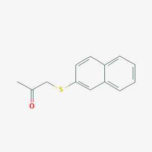 molecular formula C13H12OS B13231153 1-(Naphthalen-2-ylsulfanyl)propan-2-one 