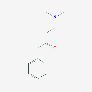 molecular formula C12H17NO B13231159 4-(Dimethylamino)-1-phenylbutan-2-one 