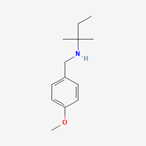 [(4-Methoxyphenyl)methyl](2-methylbutan-2-YL)amine