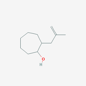 2-(2-Methylprop-2-en-1-yl)cycloheptan-1-ol