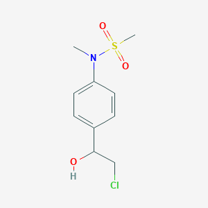 N-[4-(2-chloro-1-hydroxyethyl)phenyl]-N-methylmethanesulfonamide