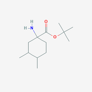 tert-Butyl 1-amino-3,4-dimethylcyclohexane-1-carboxylate