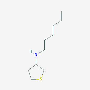 N-hexylthiolan-3-amine