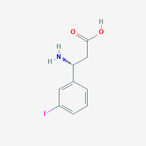 (3R)-3-amino-3-(3-iodophenyl)propanoic acid