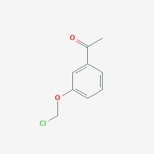 1-[3-(Chloromethoxy)phenyl]ethan-1-one