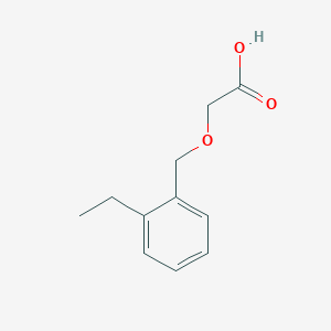 molecular formula C11H14O3 B13231448 2-[(2-Ethylphenyl)methoxy]acetic acid 