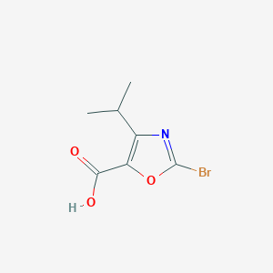 2-Bromo-4-(propan-2-yl)-1,3-oxazole-5-carboxylic acid