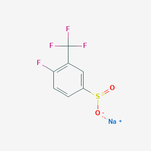 Sodium 4-fluoro-3-(trifluoromethyl)benzene-1-sulfinate