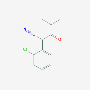 2-(2-Chlorophenyl)-4-methyl-3-oxopentanenitrile