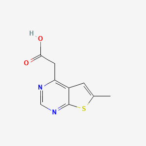 2-(6-Methylthieno[2,3-D]pyrimidin-4-YL)aceticacid