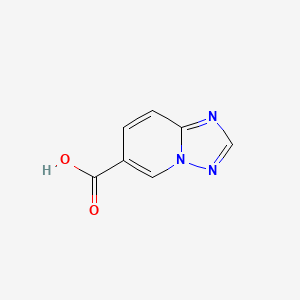 molecular formula C7H5N3O2 B1323160 [1,2,4]Triazolo[1,5-a]pyridine-6-carboxylic acid CAS No. 1043903-19-0
