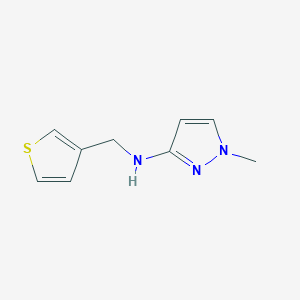 1-methyl-N-(thiophen-3-ylmethyl)-1H-pyrazol-3-amine