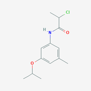 2-Chloro-N-[3-methyl-5-(propan-2-yloxy)phenyl]propanamide