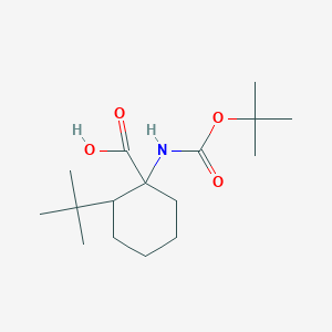 1-{[(Tert-butoxy)carbonyl]amino}-2-tert-butylcyclohexane-1-carboxylic acid