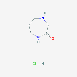 molecular formula C5H11ClN2O B1323166 1,4-Diazepan-2-one hydrochloride CAS No. 1056010-05-9