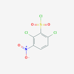 molecular formula C6H2Cl3NO4S B1323167 2,6-Dichloro-3-nitrobenzene-1-sulfonyl chloride CAS No. 276702-53-5