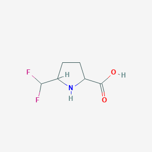 5-(Difluoromethyl)pyrrolidine-2-carboxylic acid