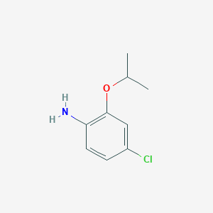 molecular formula C9H12ClNO B1323171 4-Chloro-2-isopropoxyaniline CAS No. 99112-07-9
