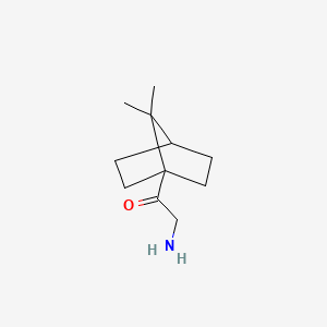 2-Amino-1-{7,7-dimethylbicyclo[2.2.1]heptan-1-yl}ethan-1-one