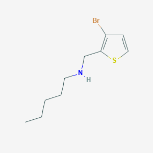 [(3-Bromothiophen-2-yl)methyl](pentyl)amine