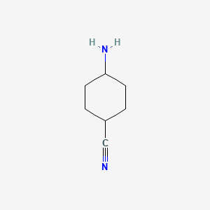 molecular formula C7H12N2 B1323176 4-Aminocyclohexane-1-carbonitrile CAS No. 23083-48-9