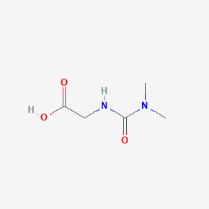 molecular formula C5H10N2O3 B1323178 N-[(dimethylamino)carbonyl]glycine CAS No. 1060817-29-9