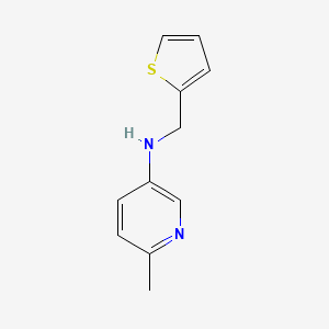 6-methyl-N-(thiophen-2-ylmethyl)pyridin-3-amine