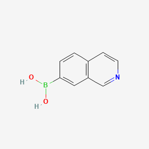 molecular formula C9H8BNO2 B1323185 Isoquinolin-7-ylboronic acid CAS No. 1092790-21-0