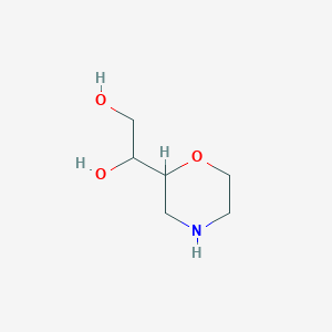 1-(Morpholin-2-yl)ethane-1,2-diol