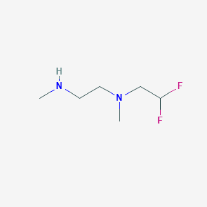 {2-[(2,2-Difluoroethyl)(methyl)amino]ethyl}(methyl)amine