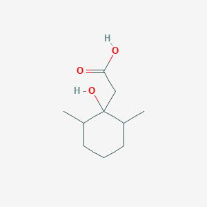 2-(1-Hydroxy-2,6-dimethylcyclohexyl)acetic acid