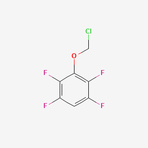 3-(Chloromethoxy)-1,2,4,5-tetrafluorobenzene