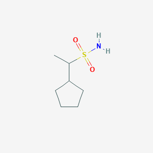 1-Cyclopentylethane-1-sulfonamide