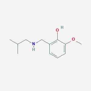 2-Methoxy-6-{[(2-methylpropyl)amino]methyl}phenol