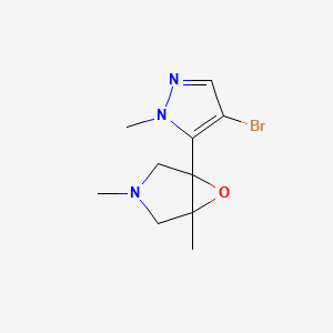 1-(4-Bromo-1-methyl-1H-pyrazol-5-yl)-3,5-dimethyl-6-oxa-3-azabicyclo[3.1.0]hexane