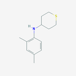 N-(2,4-dimethylphenyl)thian-4-amine