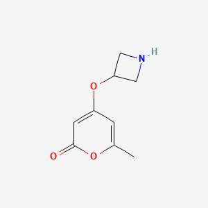 4-(azetidin-3-yloxy)-6-methyl-2H-pyran-2-one